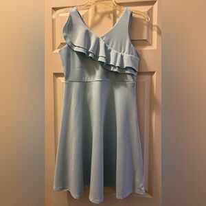 Honey and Rosie Light Blue Kids Dress